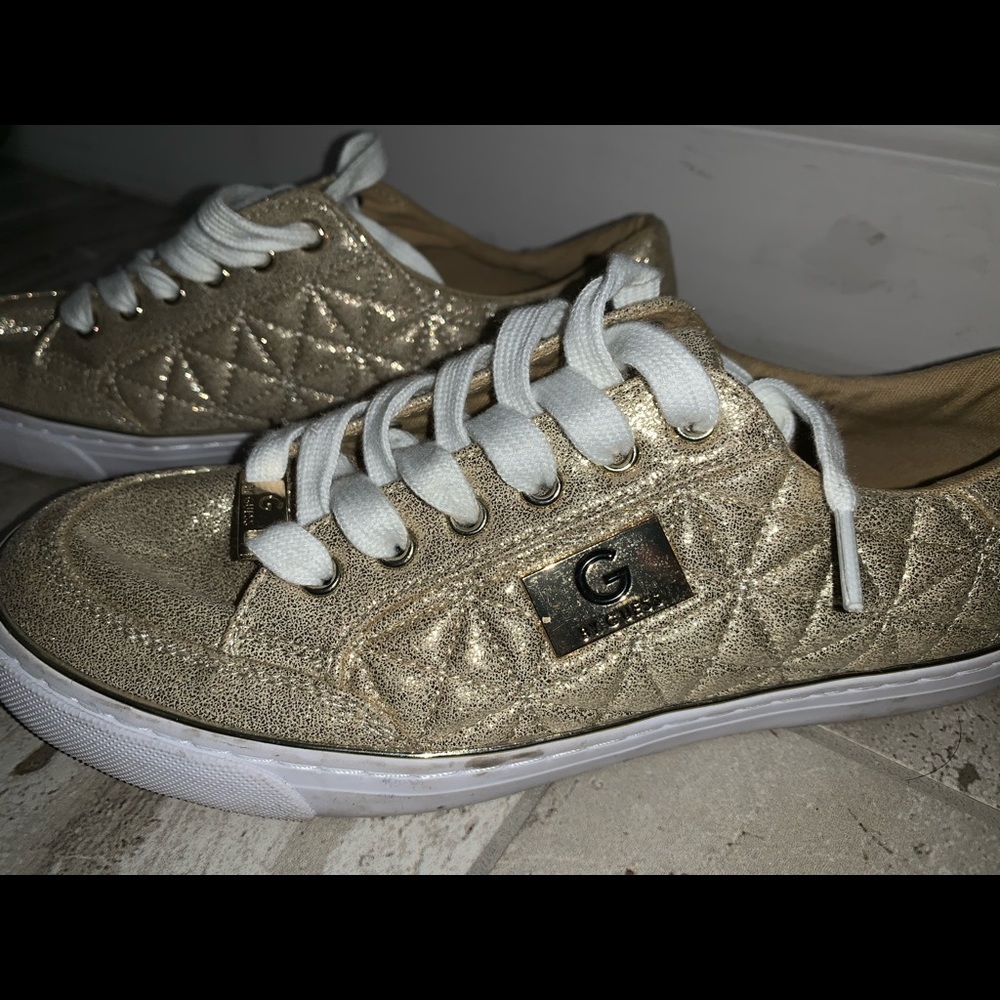 Guess by Guess: Children low gold sneakers